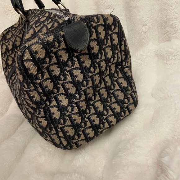 Dior Black and Tan Monogram Boston Bag - Picture 11 of 11